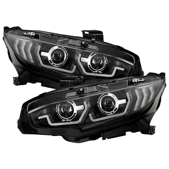 Spyder Apex ) Honda Civic 2016-2020 2DR/4DR/Hatchback LED Model