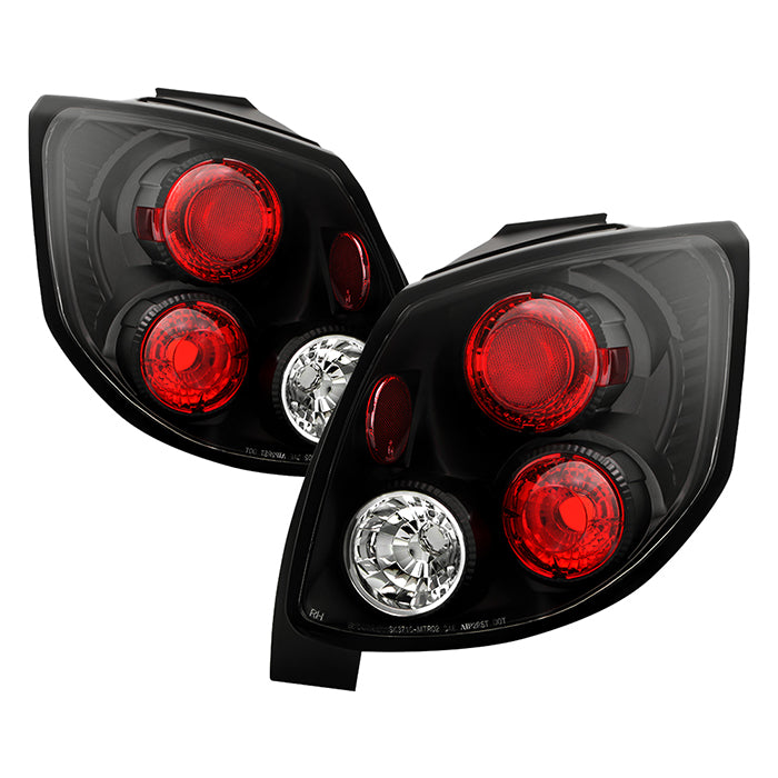 Toyota Matrix 03-05 Euro Style Tail Lights - Black – Spyder Auto