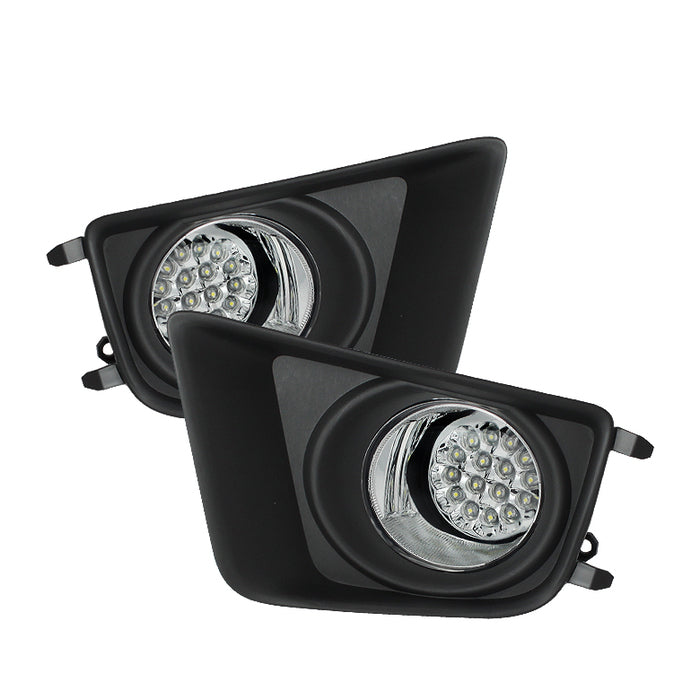 thumbnail image 2 of BINQIGOO LED Fog Lights With DRL & Turn Signal For Toyota Tacoma 2012-2015 – White/Amber – Pair – Clear Lens 2 of 4
