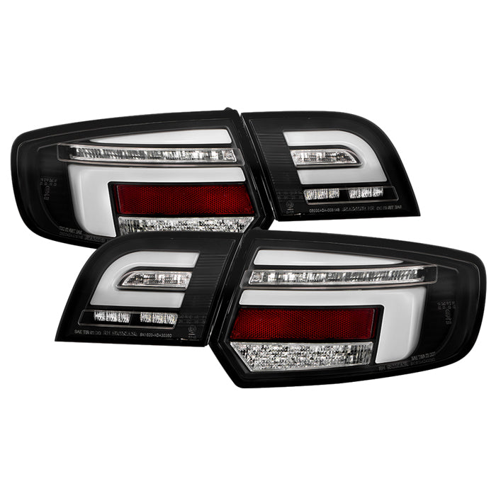 ( Spyder ) Audi A3 2003 - 2008 Full LED Tail Lights - Brake: LED (Included) - Parking: LED (Included) - Turn Signal: LED (Included) - Reverse: LED (Included) - Black