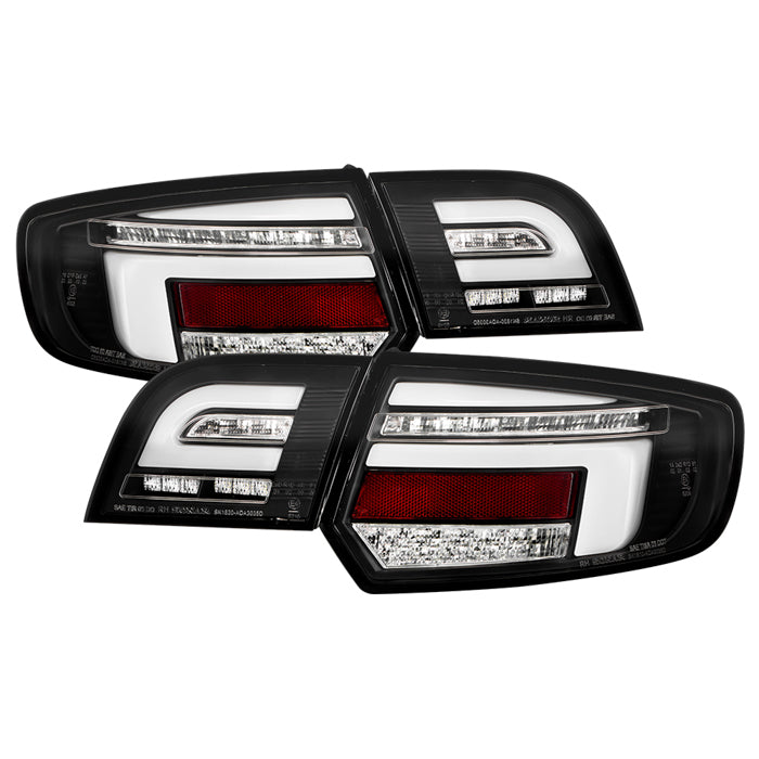 ( Spyder ) Audi A3 2009 - 2013 Full LED Tail Lights - Brake: LED (Included) - Parking: LED (Included) - Turn Signal: LED (Included) - Reverse: LED (Included) - Black