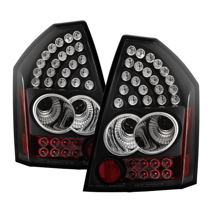 Chrysler 300C 05-07 LED Tail Lights - Black