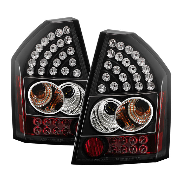 Chrysler 300C 08-10 LED Tail Lights - Black