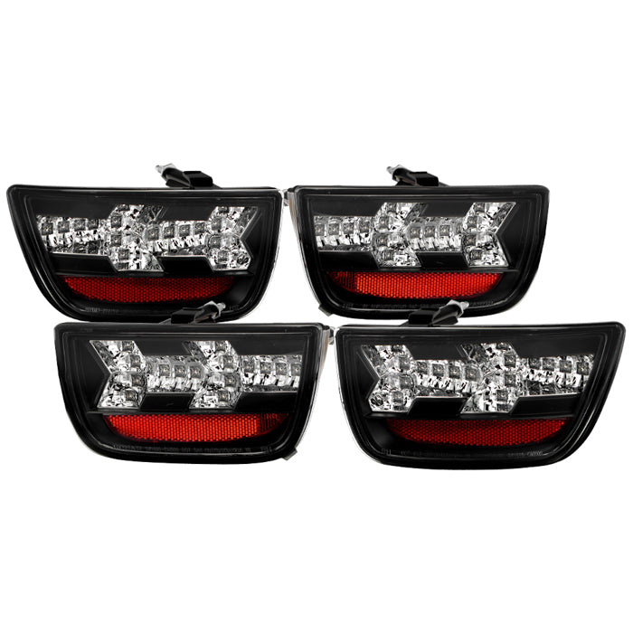 Chevy Camaro 10-13 LED Tail Lights - Black