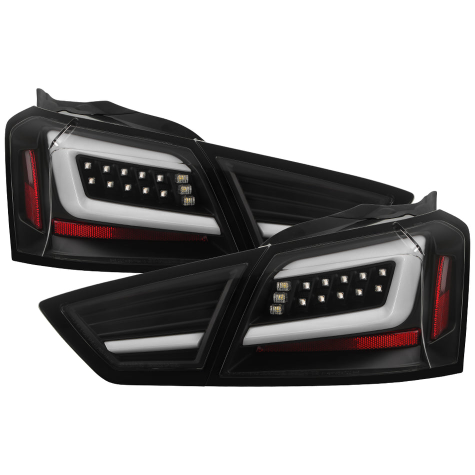 ( Spyder ) Chevy Impala 2014 - 2020 LED Tail Lights - Sequential LED Turn Signal - LED Clear Light Bar Parking Lights - Brake: LED (Included) - Parking: LED (Included) - Turn Signal: LED (Included) - Reverse: LED (Included) - Black