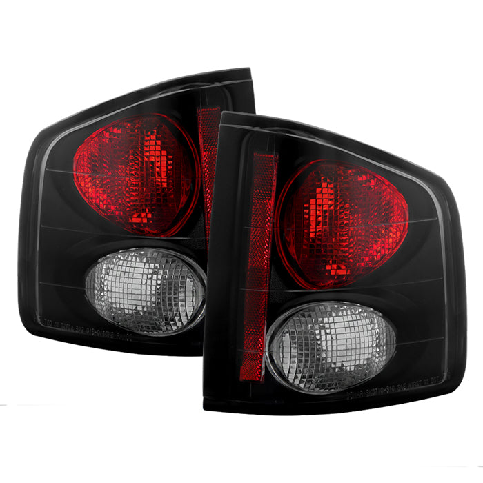 Chevy S10 94-04 / GMC Sonoma 94-04 / Isuzu Hombre 96-00 Euro Style Tail Lights - Black Smoke