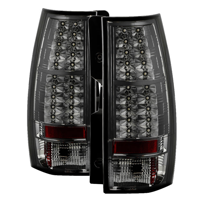 Chevy Suburban/Tahoe 07-14 / GMC Yukon/Yukon Denali 07-14  ( 08-13 excluding Hybrid Models )  - LED Tail Lights - Smoke