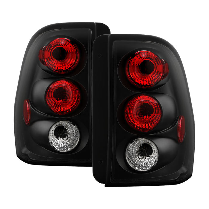 Chevy TrailBlazer 02-09 Euro Style Tail Lights - Black