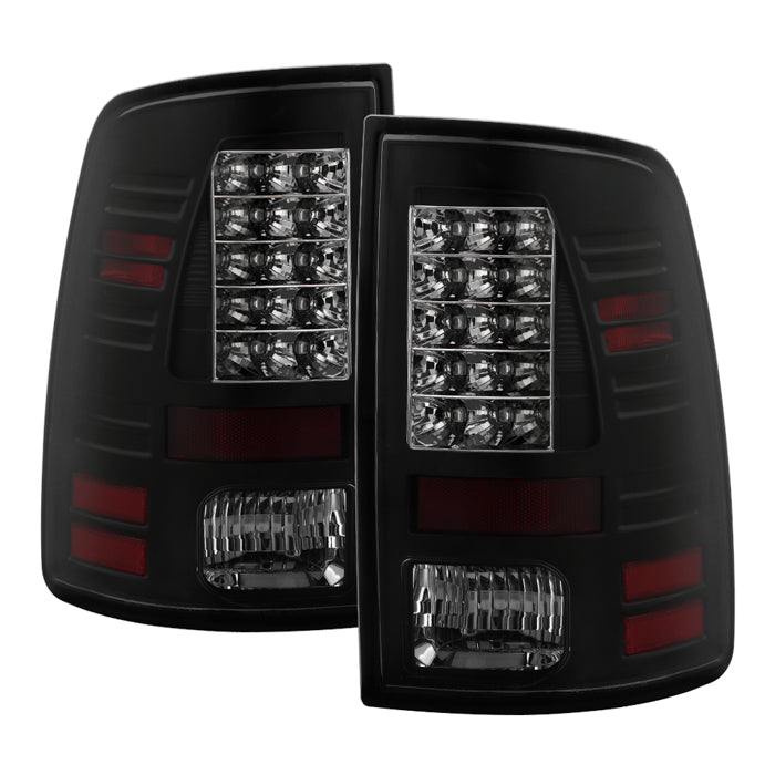 Dodge Ram 1500 09-18 / Ram 2500/3500 10-18 LED Tail Lights - Incandescent Model only ( Not Compatible With LED Model ) - Black Smoke