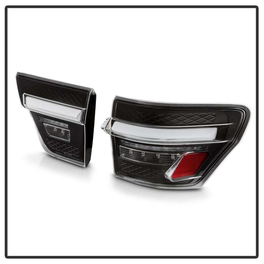 ラッキー Spyder Apex ) Jeep Grand Cherokee 2011-2013 LED Tail Lights