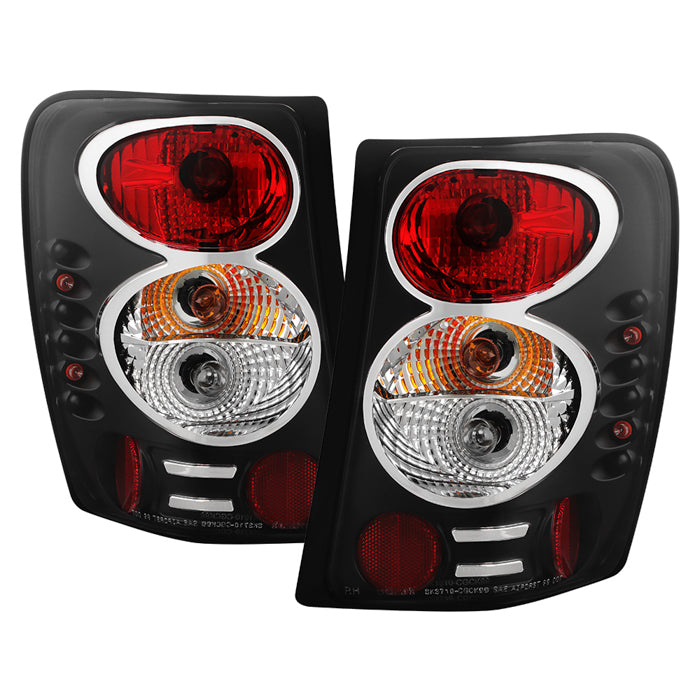 Jeep Grand Cherokee 99-04 Euro Style Tail Lights - Black