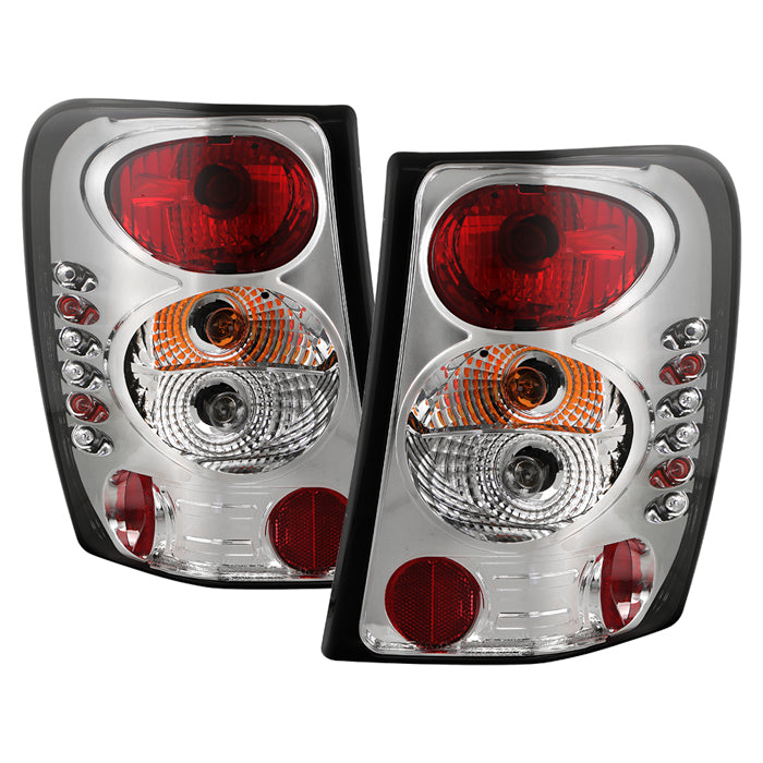 Jeep Grand Cherokee 99-04 Euro Style Tail Lights - Chrome