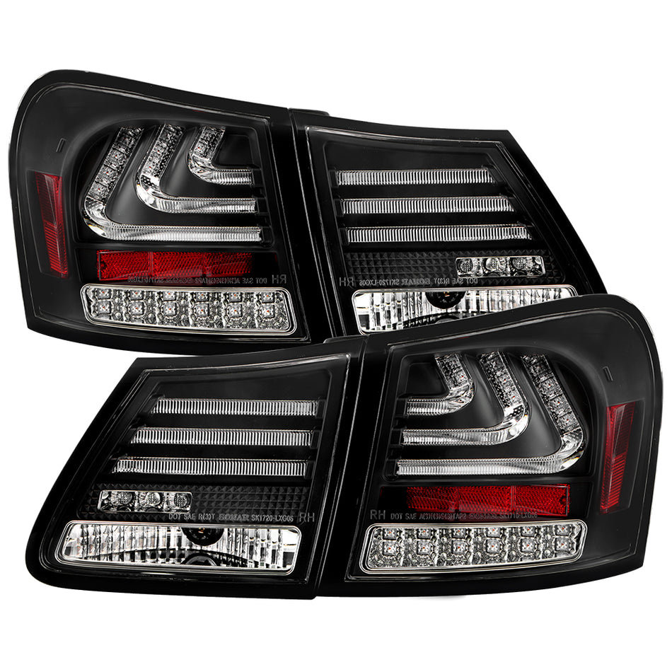 Lexus GS 350 07-11 LED Tail Lights - Black