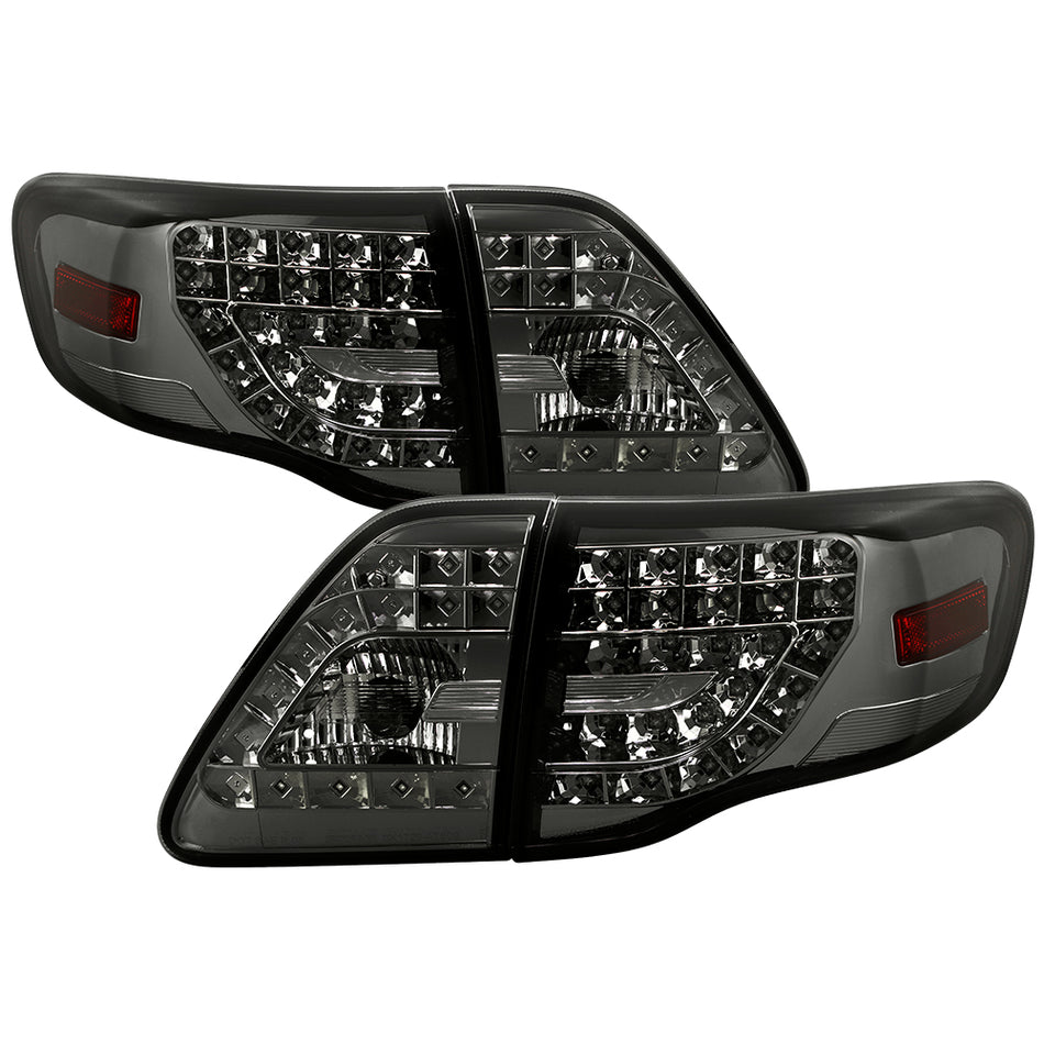 ( Spyder ) Toyota Corolla 09-10 ( LED Indicator ) LED Tail Lights - Smoke