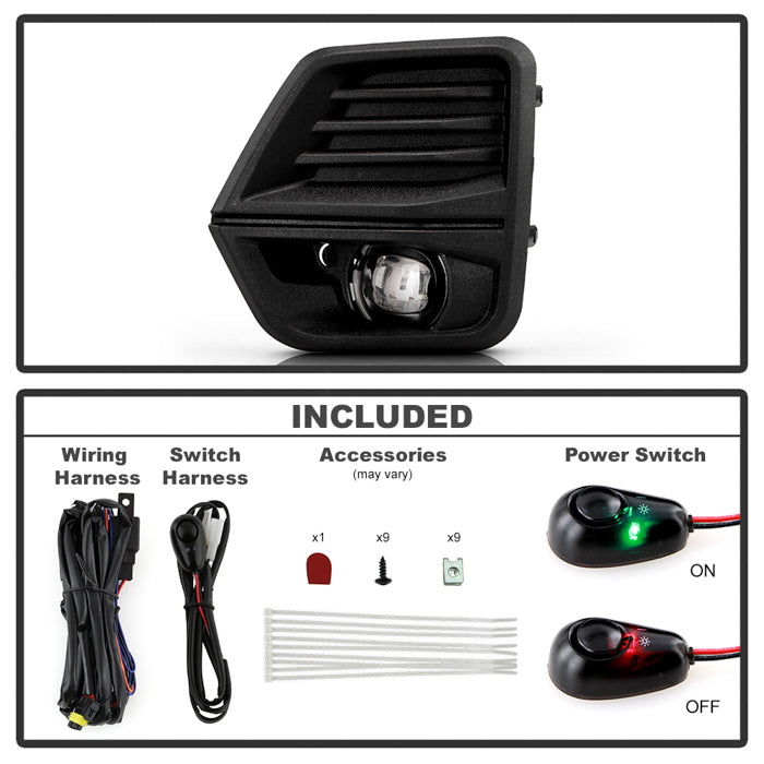 Spyder ) Chevy Colorado 2023-2025 OEM LED Fog Lights w/Switch