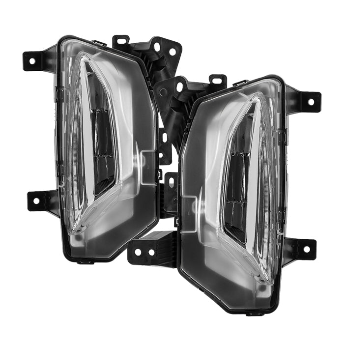 ( Spyder ) Chevy Equinox 2022-2024 OEM Style Full Led Fog Lights With Universal Switch - Left and Right