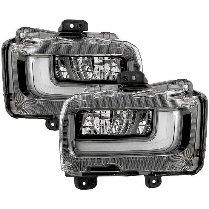 ( Spyder ) Ford F150 2024-2026 OEM Style Full Led Fog Lights ( With Daytime Running Light ) - Sets