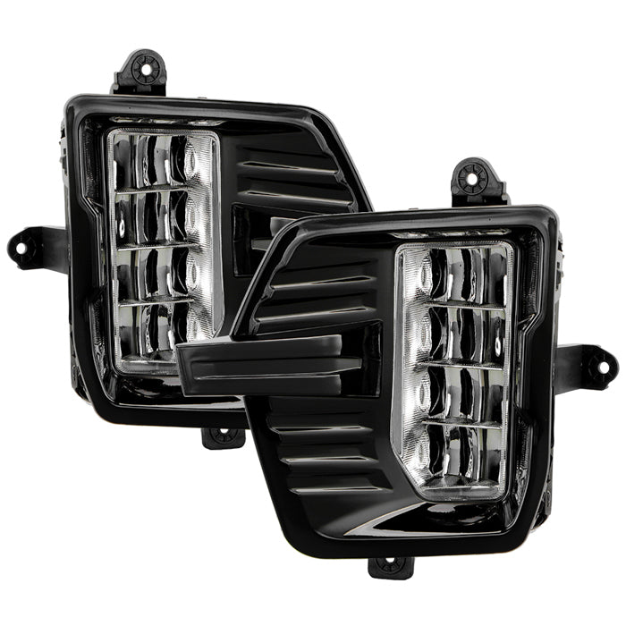 ( Spyder ) GMC Yukon AT4 2021-2023 Only ( does not fit XL Denali Model ) OEM Style Full Led Fog Lights With Universal switch- Sets