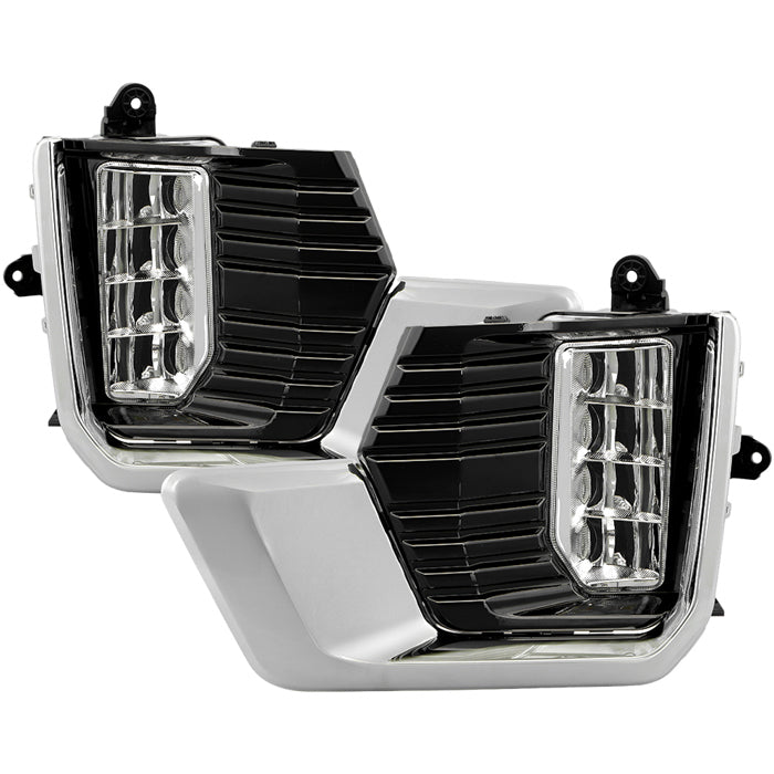 ( Spyder ) GMC Yukon / Yukon XL Denali 2021-2023 ( Does Not Fit  Yukon AT4 Model ) OEM Style Full Led Fog Lights With Universal switch- Sets