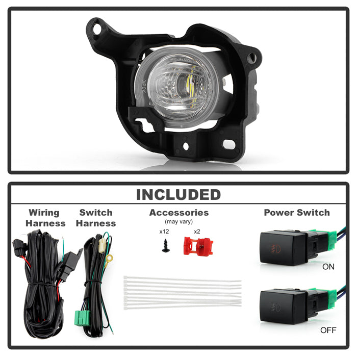 Spyder ) Toyota Venza 2020-2024 OEM LED Fog Lights W/Switch