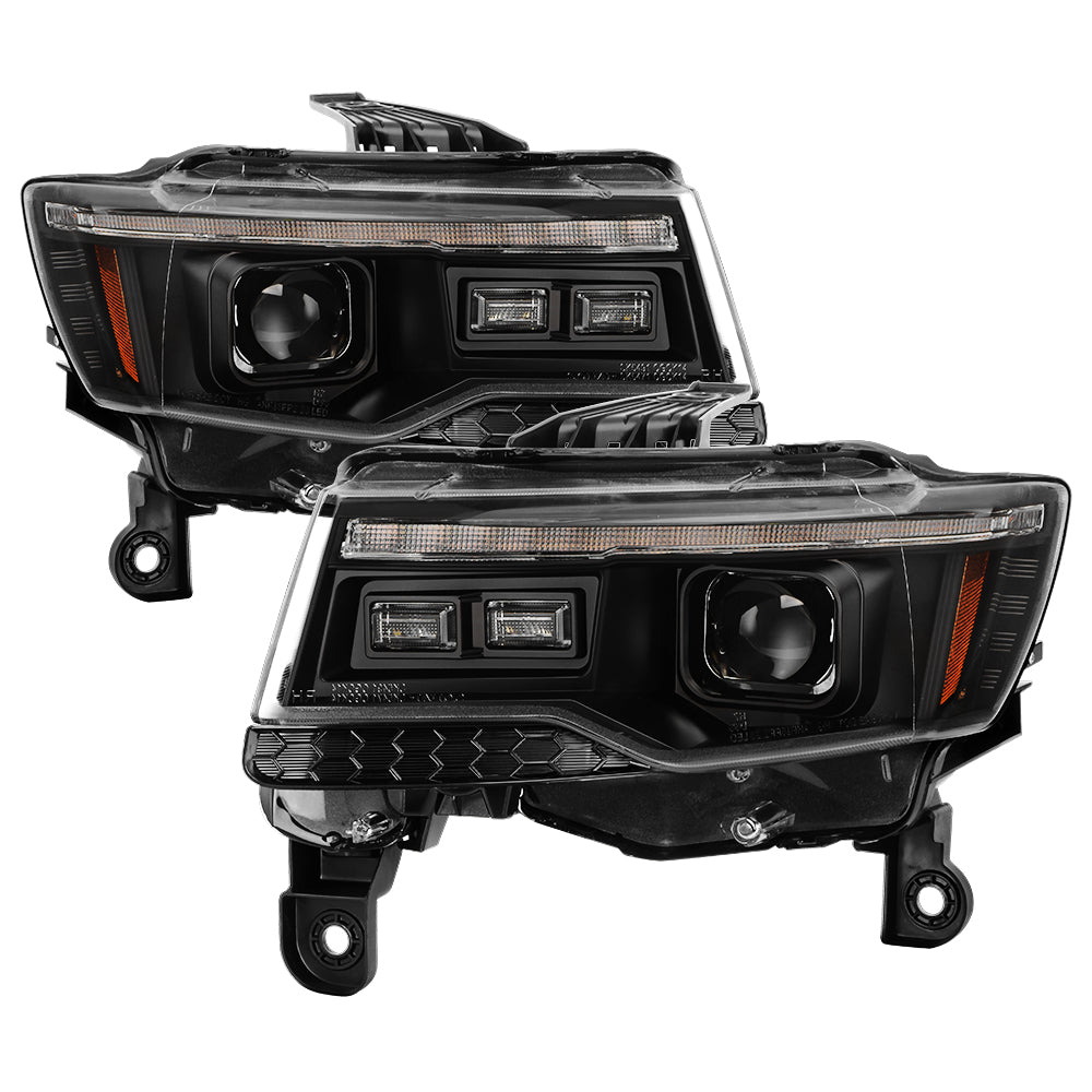 Spyder Acura RSX 02-04 LED Tail Lights Black ALT-YD-ARSX02