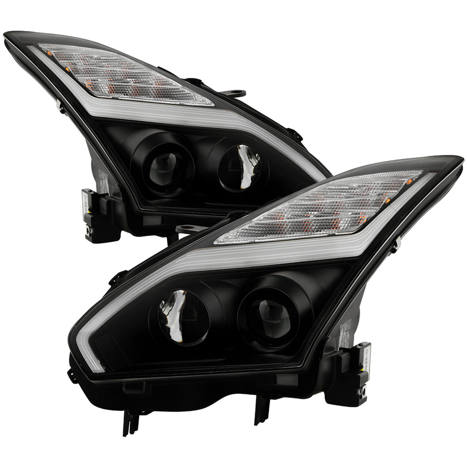 ( Spyder Signature ) Nissan GTR 09-14 Projector Headlights - Black