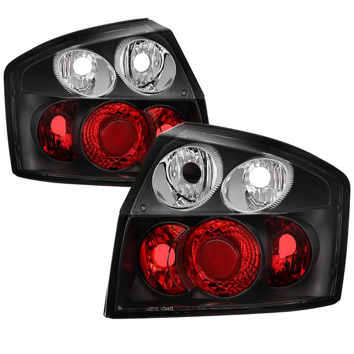 Audi A4 02-05 (Does not fit covertible or wagon models) Euro Style Tail Lights - Black