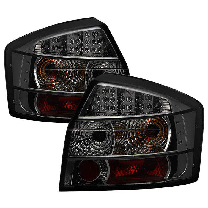 Audi A4 02-05 (Does not fit covertible or wagon models) LED Tail Lights - Smoke