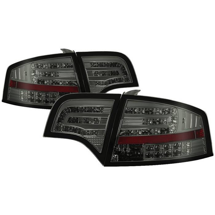 Audi A4 4Dr 06-08 LED Tail Lights - Smoke