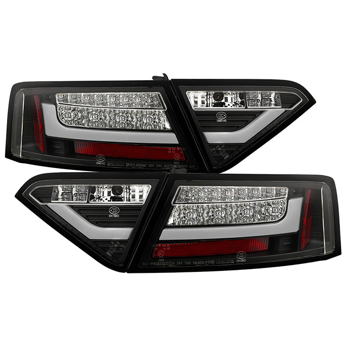 Audi A5 08-12 LED Tail Lights - Incandescent Model Only ( Not Compatible With LED Model ) - Black