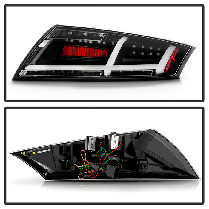 Audi TT 08-14 LED Tail Lights - Black – Spyder Auto