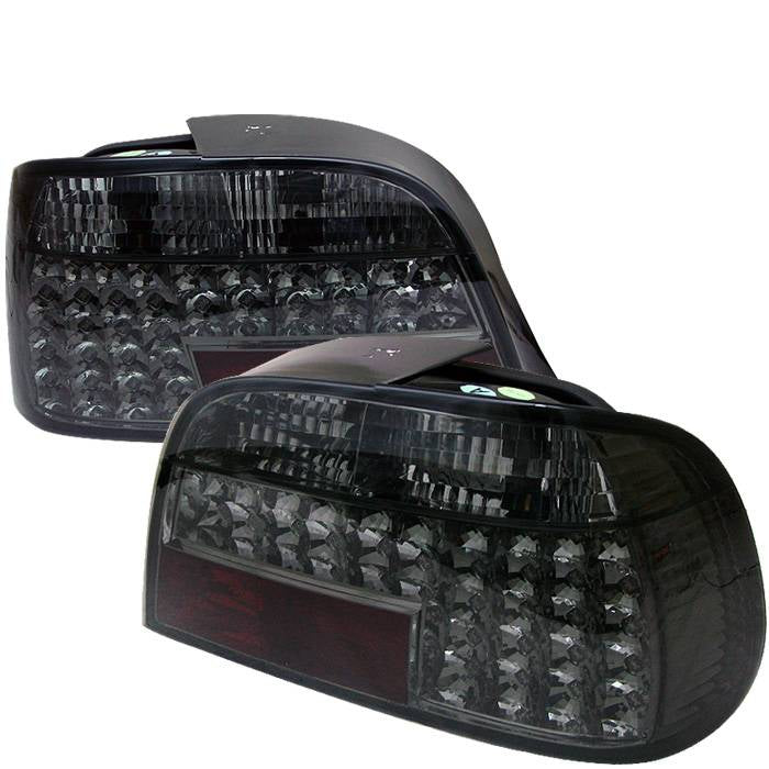 BMW E38 7-Series 95-01 LED Tail Lights - Smoke