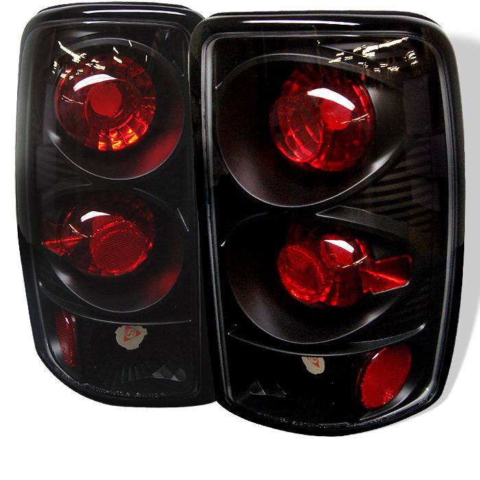 Chevy Suburban/Tahoe 1500/2500 00-06 / GMC Yukon/Yukon XL 00-06 / GMC Yukon Denali/Denali XL 01-06 ( Lift Gate Style Only ) Euro Style Tail Lights - Black