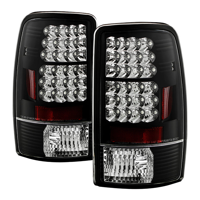 Chevy Suburban/Tahoe 1500/2500 00-06 / GMC Yukon/Yukon XL 00-06 / GMC Yukon Denali/Denali XL 01-06 ( Lift Gate Style Only ) LED Tail Lights - Black