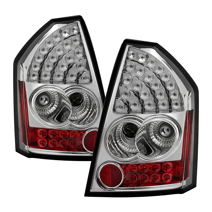 Chrysler 300 05-07 LED Tail Lights - Chrome