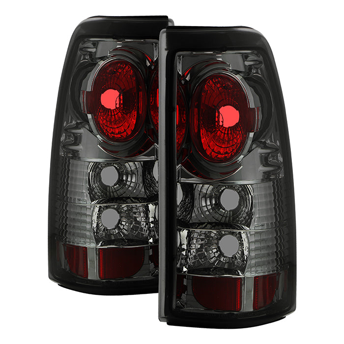 Chevy Silverado 1500/2500 99-02 (Not Fit Stepside) / GMC Sierra 1500/2500/3500 99-06 and 2007 Sierra Classic Euro Style Tail Lights - Smoke