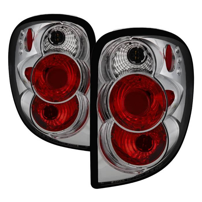 Dodge Caravan/Grand Caravan 01-07 / Chrysler Town & Country 01-07 / Chrysler Voyager 00-03 Euro Style Tail Lights - Chrome