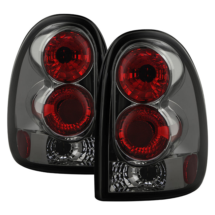 Dodge Caravan/Grand Caravan 96-00 / Dodge Durango 98-03 / Chrysler Town & Country 96-00 / Plymouth Voyager/Grand Voyager 96-00 Euro Style Tail Lights - Smoke