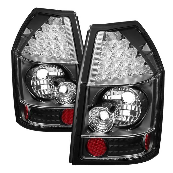 Dodge Magnum 05-08 LED Tail Lights - Black