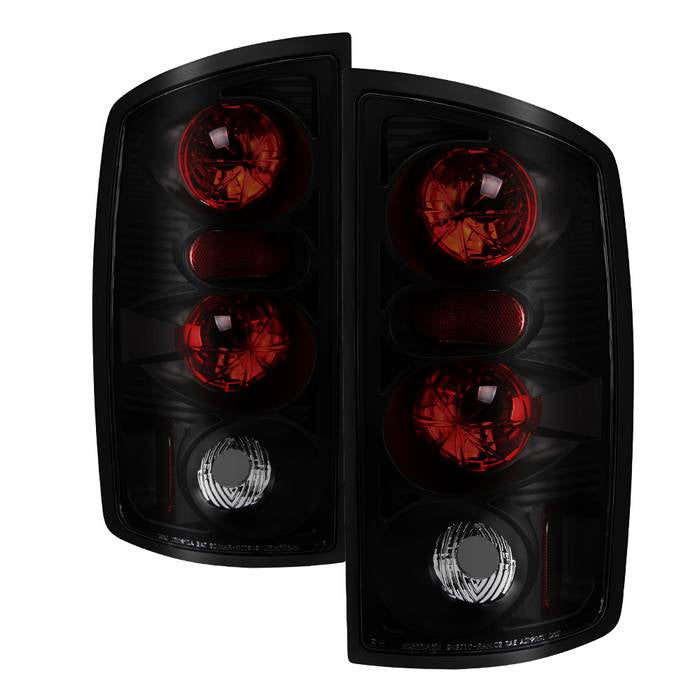 Dodge Ram 02-06 1500 / Ram 2500/3500 03-06 Euro Style Tail Lights - Black Smoke