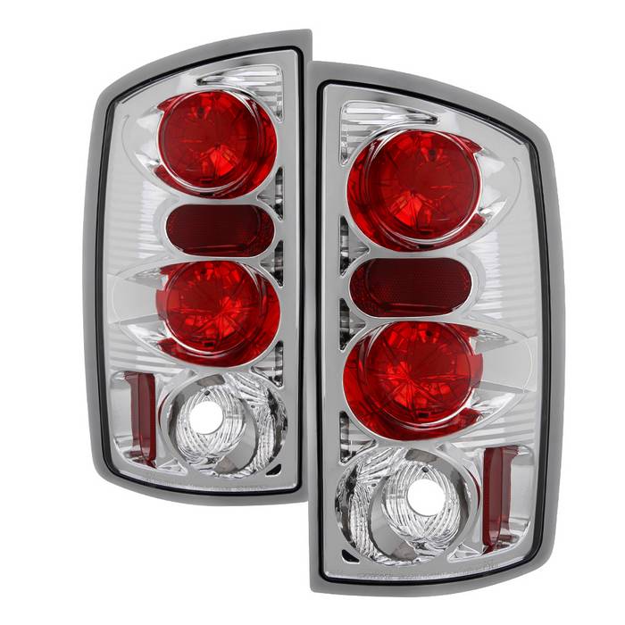 Dodge Ram 02-06 1500 / Ram 2500/3500 03-06  Euro Style Tail Lights - Chrome