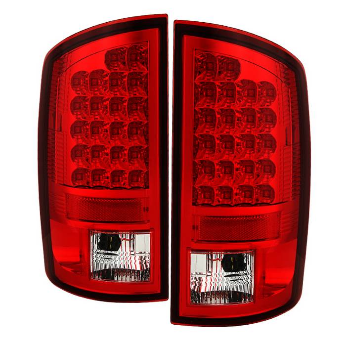 Dodge Ram 02-06 1500 / Ram 2500/3500 03-06 LED Tail Light - Red Clear