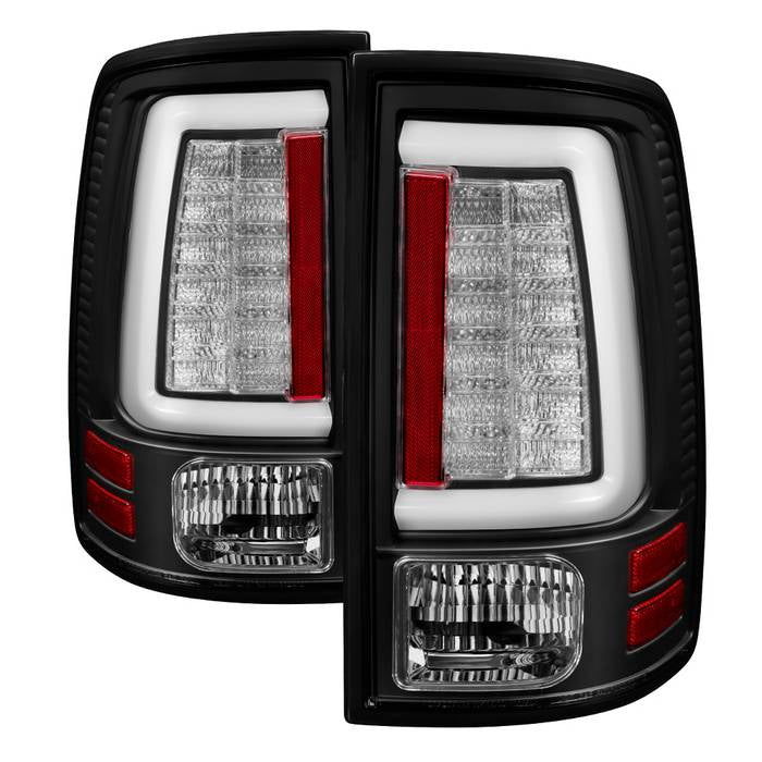 Dodge Ram 1500 09-18 / Ram 2500/3500 10-18 Light Bar LED Tail Lights - Incandescent Model only ( Not Compatible With LED Model ) - Black