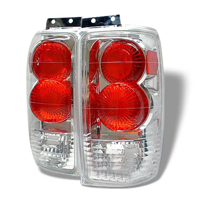 Ford Expedition 97-02 Euro Style Tail Lights - Chrome