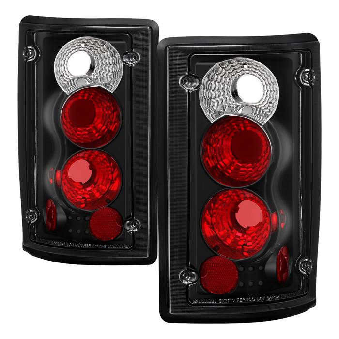 Ford Excursion 00-06 / Econoline Van 150/250/350/450/550 95-06 Euro Style Tail Lights - Black