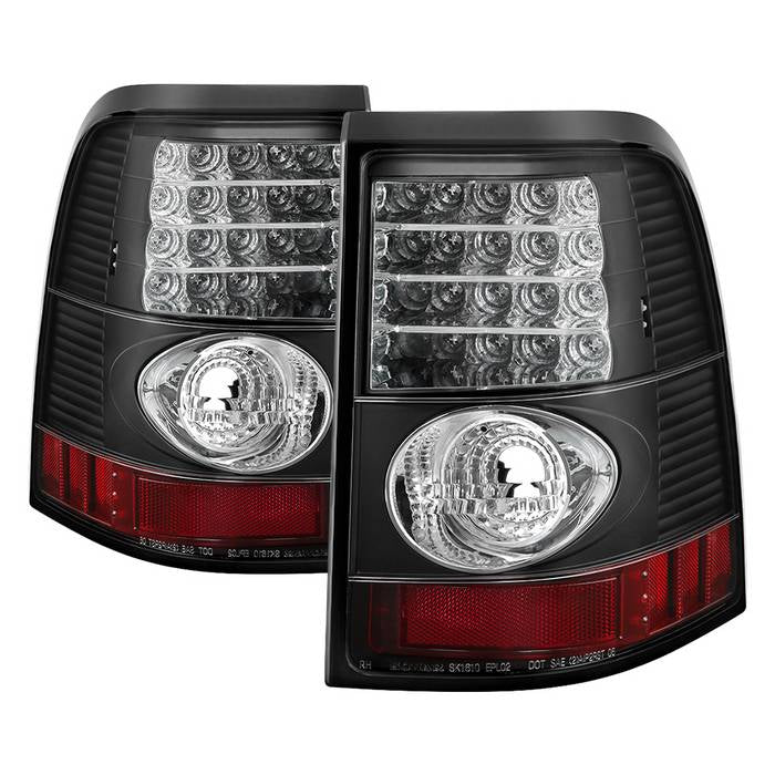 Ford Explorer 4Dr (Except Sport Trac) 02-05 LED Tail Lights - Black