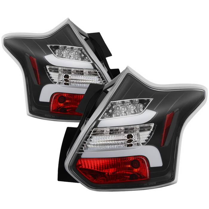 Ford Focus 12-14 5Dr Only ( Do not Fit 4Dr Sedan ) LED Tail Lights - Black