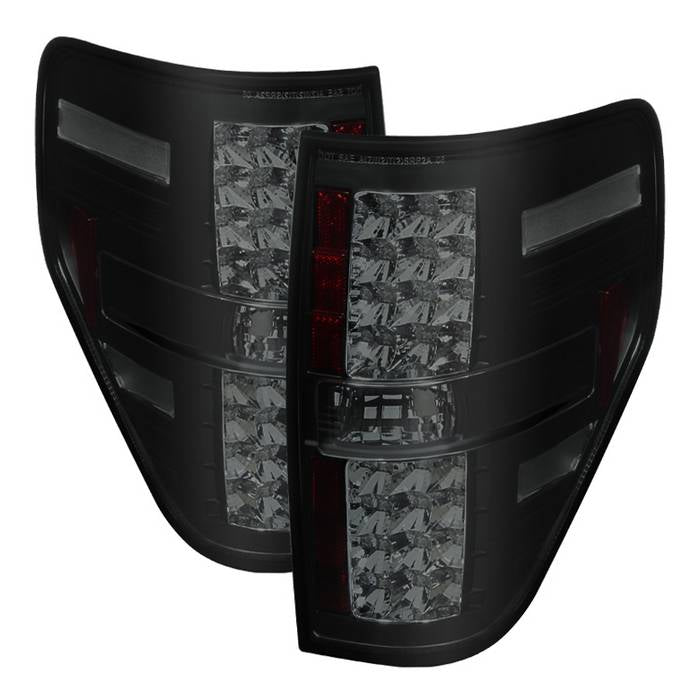 Ford F150 09-14 LED Tail Lights - Black Smoke