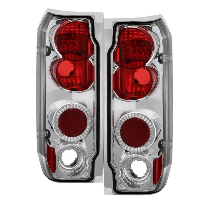 Ford F150 87-96 / Ford Bronco 88-96 Euro Style Tail Lights - Chrome