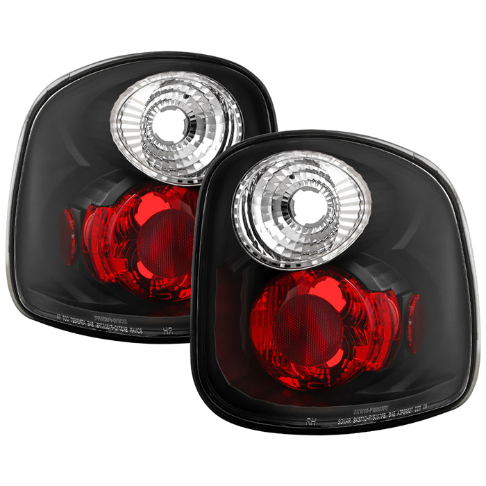 Ford F150 Flareside 97-00 Euro Style Tail Lights - Black